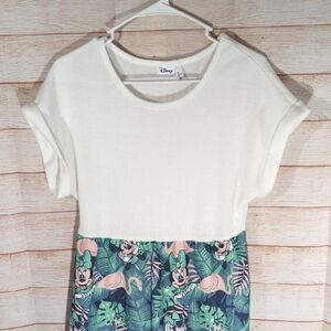 Disney Tropical Minnie Mouse Dress in White and Green